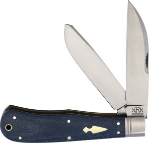 RRR011 Rough Ryder Reserve Heavy Trapper Denim Micarta