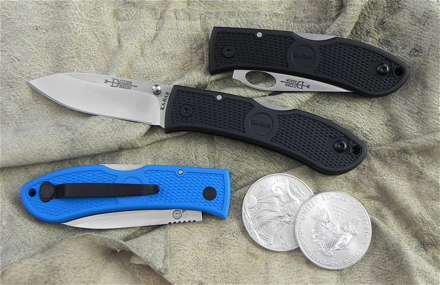 KA4062 KABAR DOZIER FOLDING HUNTER CLIP BLADE